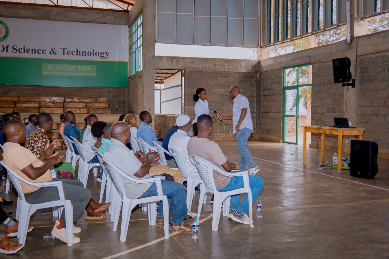 Community members at a SAquaSolve WASH workshop in Gashora.
